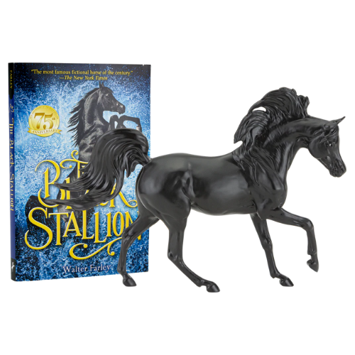 Breyer Freedom Black Stallion Horse and Book Set