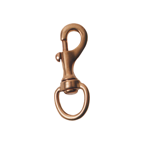 Solid Brass Round Eye Snap 1 1/4"