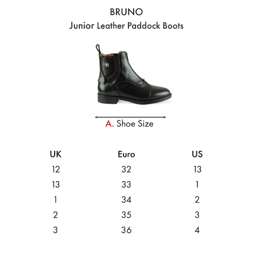 Bruno Kids Leather Paddock Boots