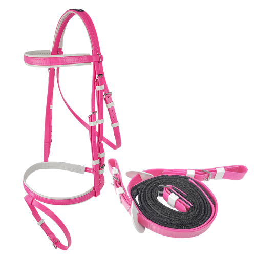 Hanoverian Bridle with S-Grip Reins
