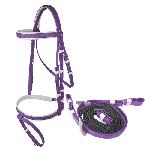 Hanoverian Bridle with S-Grip Reins