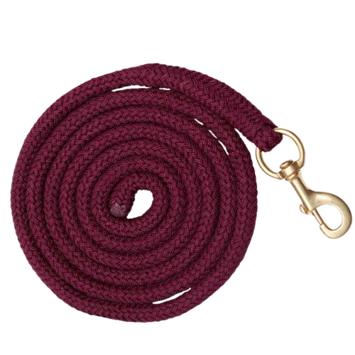 Braided PP Lead - Burgundy