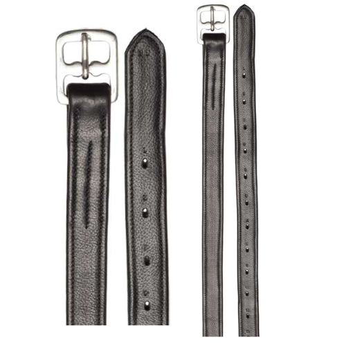 Oregon Wrapped Stirrup Leather - Black