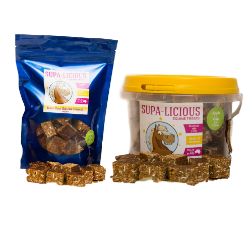 Supa-licious Equine Treats - Apple and Oats with Chia