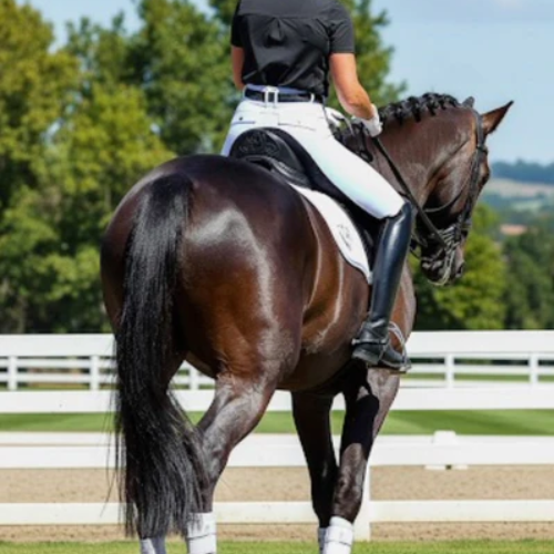 BARE Sculpt Hybrid Riding Breeches - White/Black Seat