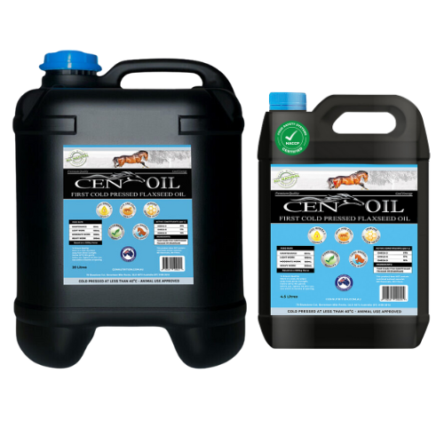 CEN Oil - First Cold Pressed Flaxseed Oil For Horses