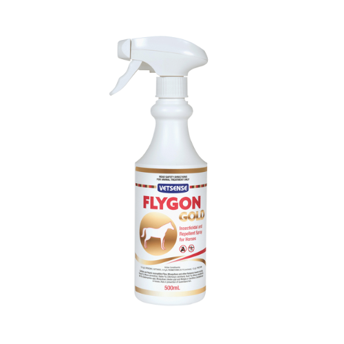Vetsense Flygon Gold Insect Repellent Spray for Horses 500ml