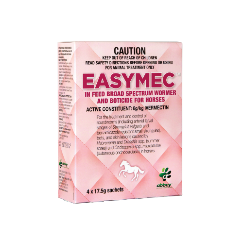 EASYMEC™ In Feed Broad Spectrum Wormer and Boticide for Horses