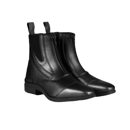 Mirano Leather Paddock Boots Black