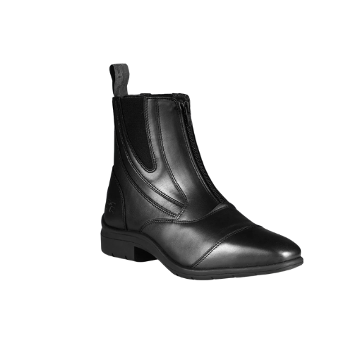 Mirano Leather Paddock Boots Black
