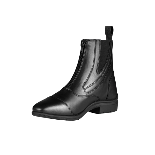 Mirano Leather Paddock Boots Black