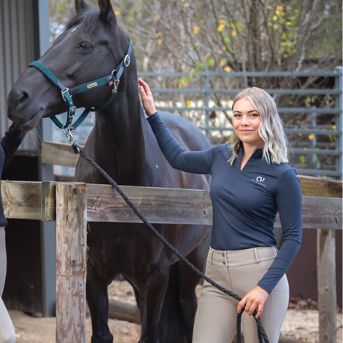 Elle long sleeve training shirt Navy