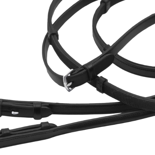 Salvatore Rubber and Leather Grip Reins