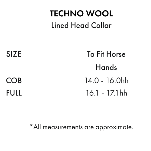 Techno Wool Lined Head Collar